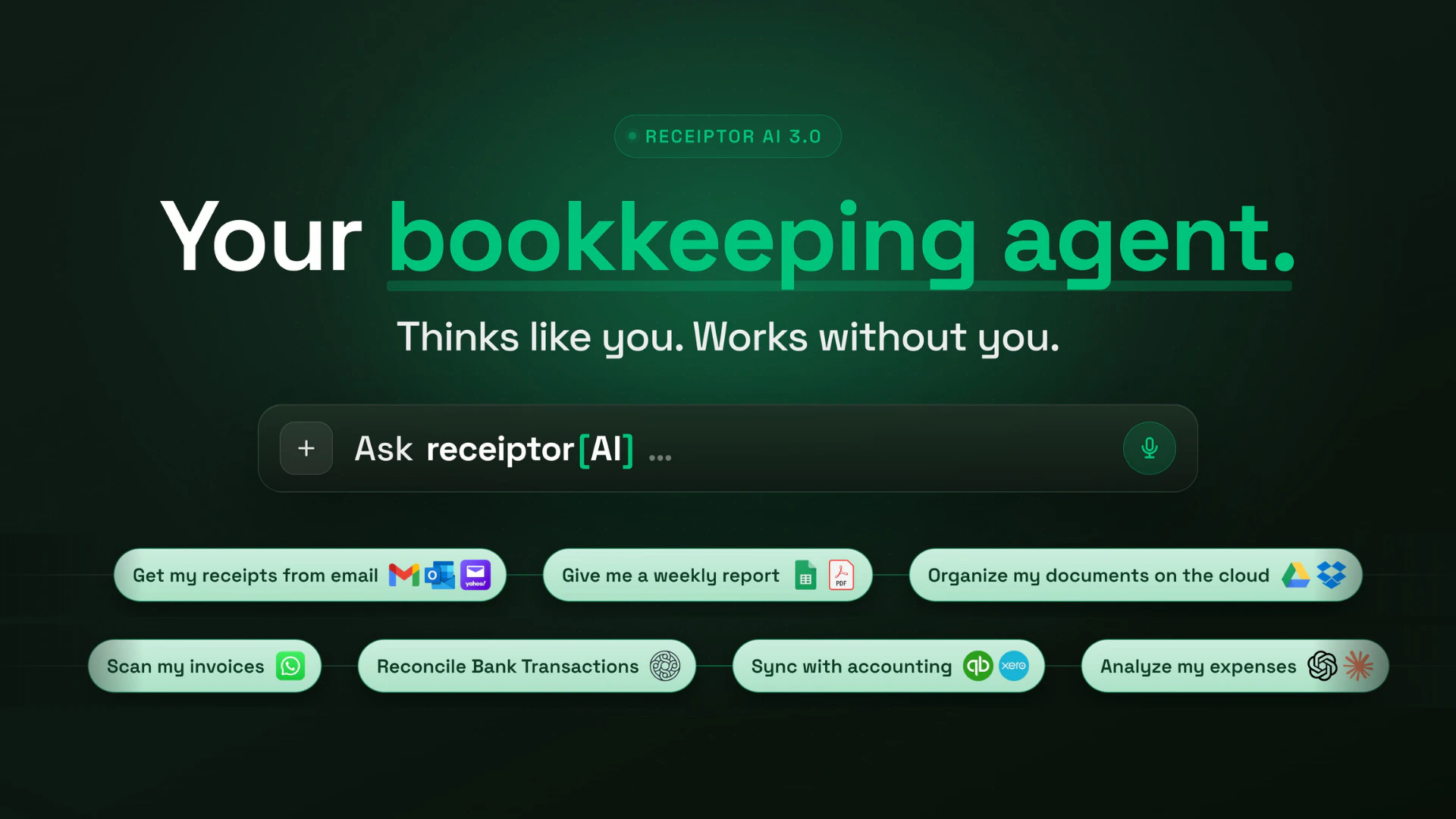 Agent Mode by Receiptor AI screenshot 1