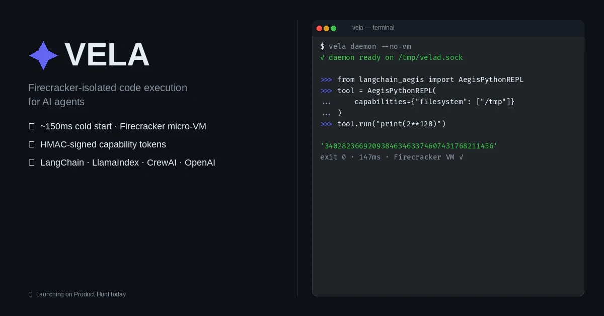 VELA screenshot 1