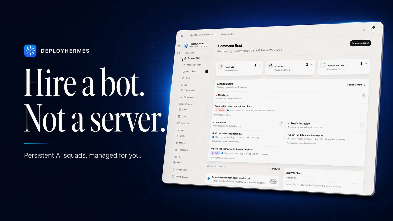 DeployHermes screenshot 1