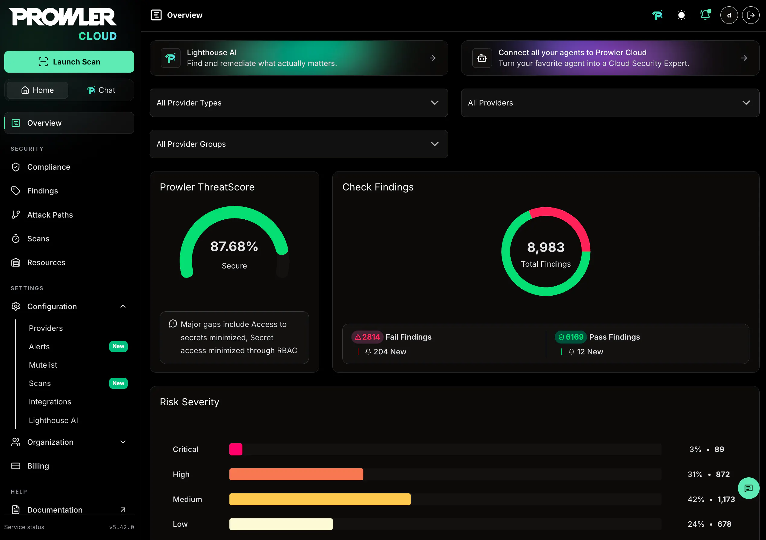 Prowler Cloud screenshot 1