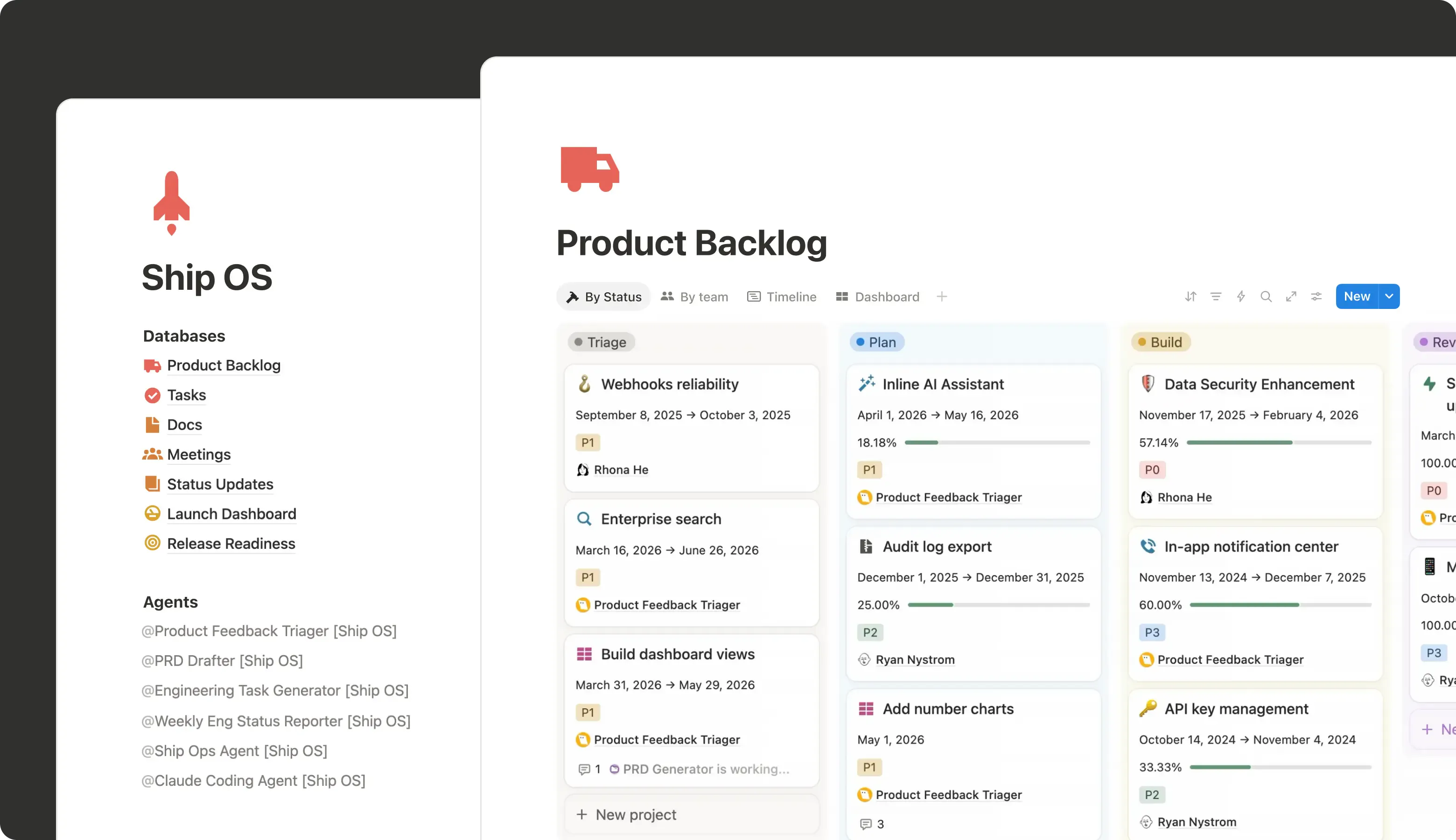 Ship OS by Notion screenshot 1