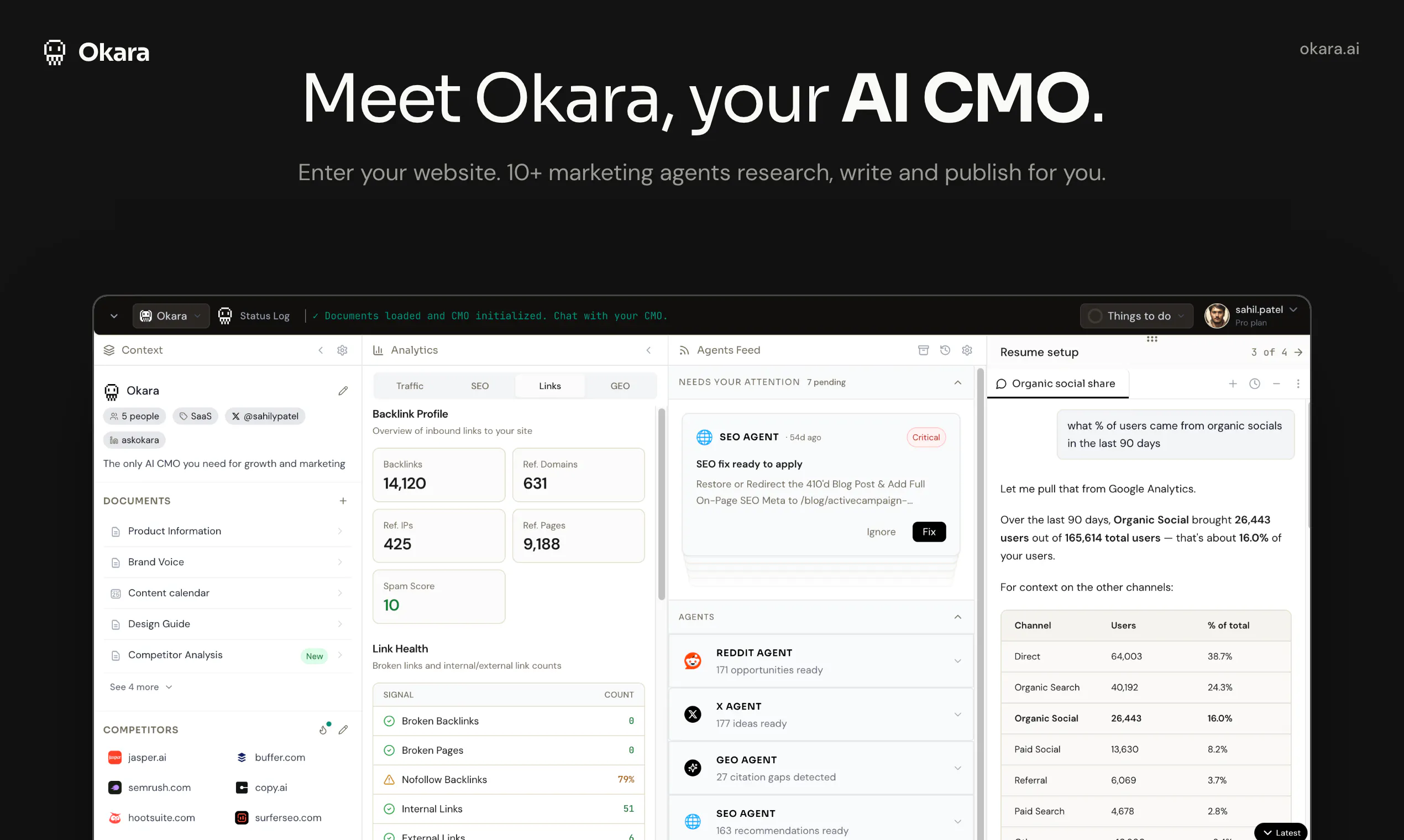 Okara screenshot 1