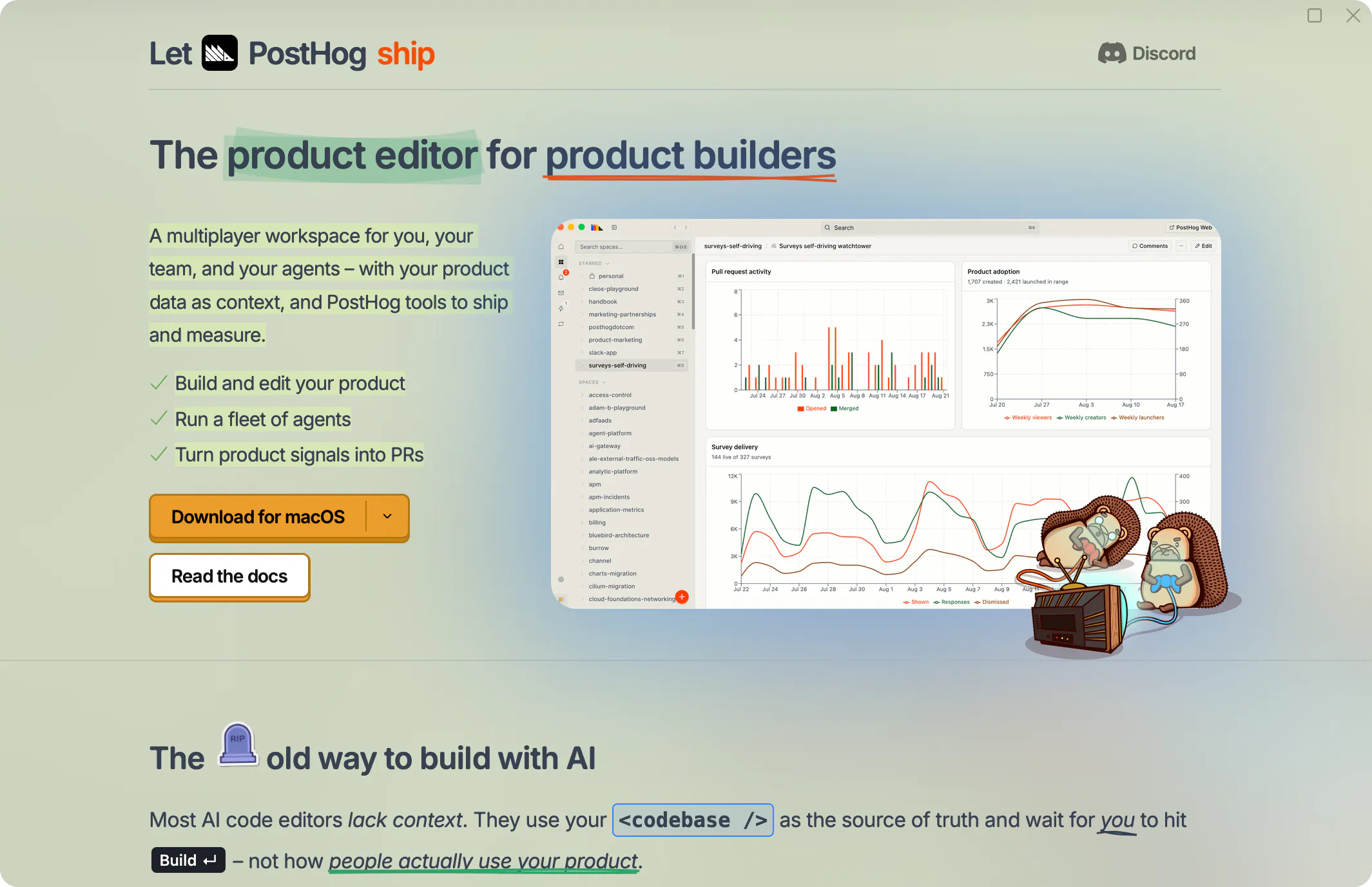PostHog Desktop screenshot 1